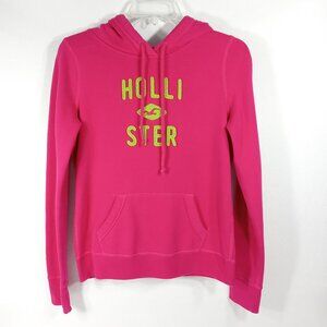 HOLLISTER Co. Hot Pink Retro Hoodie Size Medium